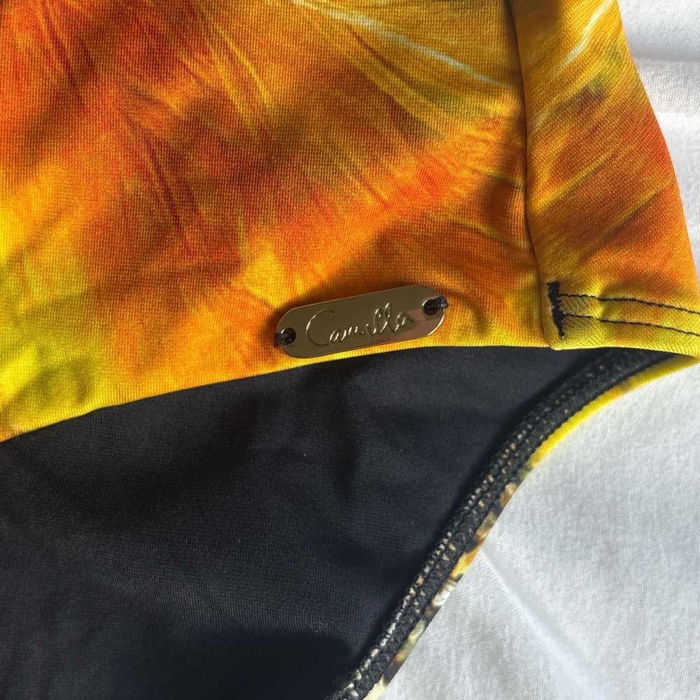 Camilla Multicolor Beaded Animal & Feather One-Piece Swimsuit - Picture 6 of 7
